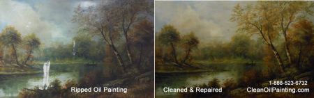 7 Ripped Oil Painting Repair Click
